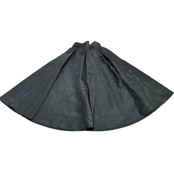 Vintage Gunne Sax by Jessica McClintock Womens Black High Waist Midi Skirt Sz 5 - Picture 1 of 9